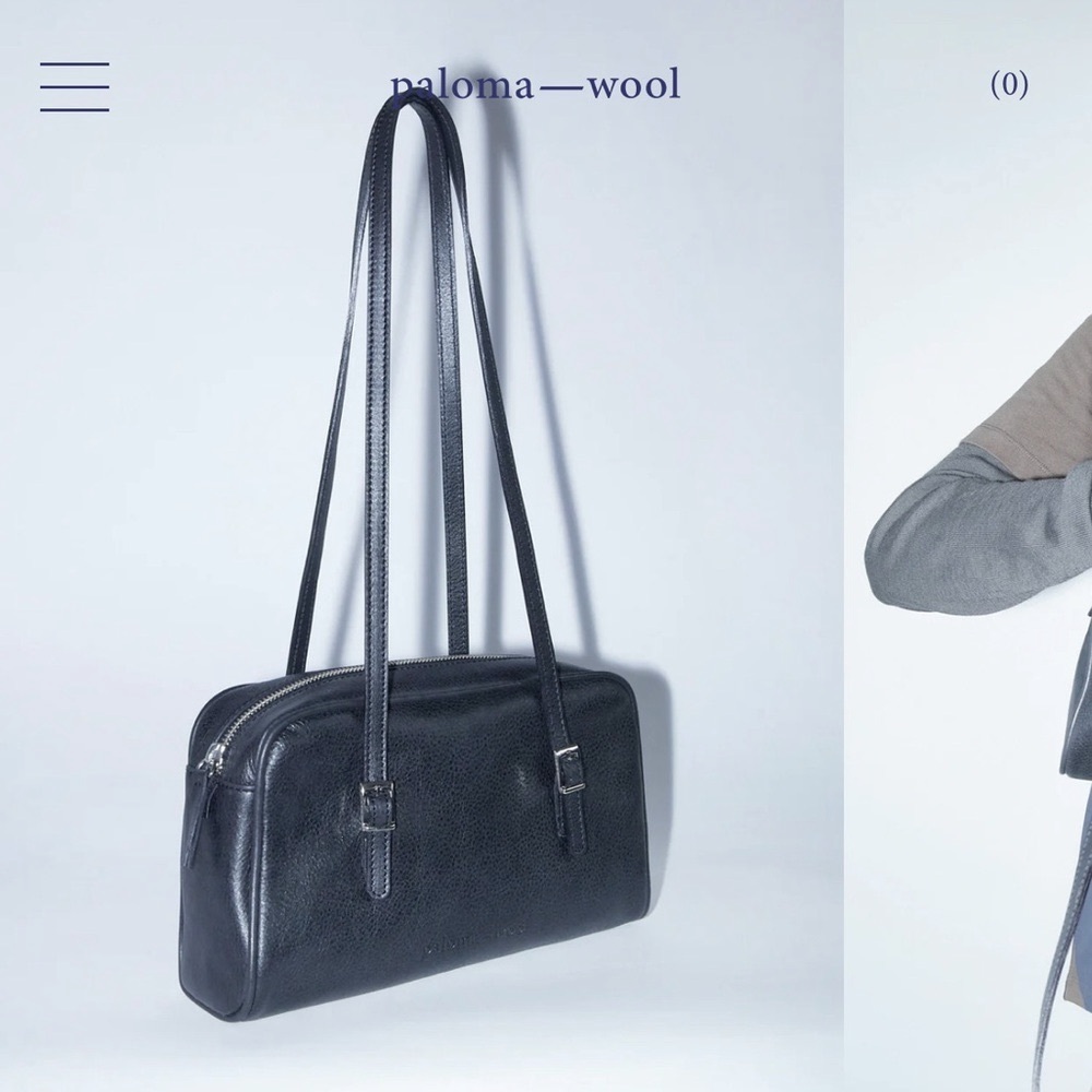 Paloma Wool Black Soft Cayetano Bag